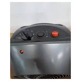 VornadoVH240 1500-Watt Gray Indoor Electric Fan Space Heater with Adjustable Thermostat , 3-Heat Settings, Safety Features