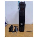 1500-Watt Black Indoor Electric Oil-Filled Radiator Convection Radiant Space Heater with Remote Control for Living Space