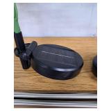 Solar Powered Garden Flowers Pink 2 Pack