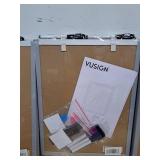 6 Pack Dry Erase Board, 11" x 14" Magnetic Small Whiteboard, 2 Magnets and 4 Markers