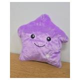 Purple Star Plush Decorative Pillow - Retail: $15