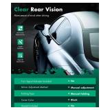 Passenger Side View Mirror Compatible with 1987-1989 For Toyota 4Runner 1987-1995 Pickup Manual Fold Non-heated Manual Adjustment Black Right Outside Exterior Mirror RM72004-111R - Retail: $14