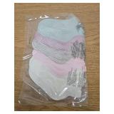 Toddler Ruffle Socks for Girls - 6 Pairs Non Slip Grippy Frilly Socks
