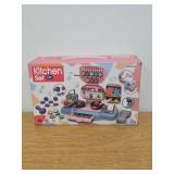 Kids Play Kitchen Set DIY Cooking Toy