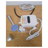 Instant Water Heaters LCD Digital Display Thermostatic Shower Water Heating Device Bathroom Waterproof 304 Stainless Steel Tankless Rapid Heating Machine for Home Hotel