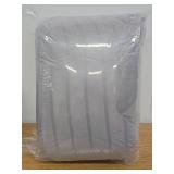 Lux Decor Collection 10 Piece Bedding Comforter Set King Size - Luxury Soft Bed in a Bag  Grey - Retail: $64