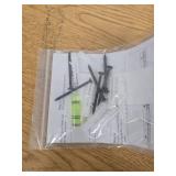 16 inch Floating Shelves Wall Mounted, White Wood, Set of 3