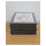 5"x7" Black Picture Frame Set - 8 Pieces