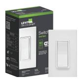 Leviton Decora Smart WiFi 15A 120V White Rocker Switch - Retail: $58