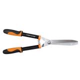 Fiskars Garden Tools 23  Hedge Shears  Power-Lever Softgrip Hedge Clippers with Steel Blade