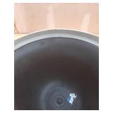 Elise Large White Resin Lightweight Urn Planter with Optional Drainage Hole (17.75 in. L x 17.75 in. W x 15 in. H) (See Pics) - Retail: $60