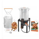 Sure Spark 30 Qt Turkey Fryer Kit with Oil - Retail: $176