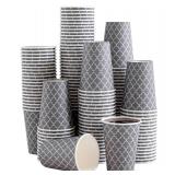 Lamosi Coffee Cups 12 oz 180 Pack, Disposable Paper Coffee Cups, Disposable Cups,12 oz Hot Cup,12oz Paper Insulated Cup for Cold Hot Drinks (No Lids)