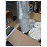 Lamosi Coffee Cups 12 oz 180 Pack, Disposable Paper Coffee Cups, Disposable Cups,12 oz Hot Cup,12oz Paper Insulated Cup for Cold Hot Drinks (No Lids)