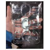 Goowin Shower Curtain Hooks, 12 Pcs Shower Curtain Rings, Durable Rust Proof Silver Shower Curtain Hooks, Shower Rings for Curtain, Double Glide Shower Hooks for Shower Curtain Rods, Chrome