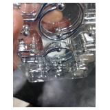 Goowin Shower Curtain Hooks, 12 Pcs Shower Curtain Rings, Durable Rust Proof Silver Shower Curtain Hooks, Shower Rings for Curtain, Double Glide Shower Hooks for Shower Curtain Rods, Chrome