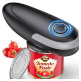 One Touch Electric Can Opener Fits All Can Sizes, Electric Can Openers for Kitchen Food Safe with Smooth Edge