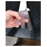 AmazerBath 3PCS Shower Door Bottom Seal for 1/4 Inch Glass - (15.75 Inches * 3), 3 Section Segmented Shower Installation Kit Frameless Glass Door Seal Strip