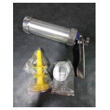 YOOUSOO Cookie Press Maker Kit, Spritz Cookie Maker Machine For Baking, For DIY Biscuit Maker and Decoration with 20 Cookie Discs and 4 Piping Tips (Stainless Steel)