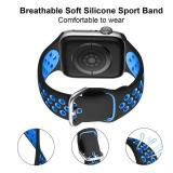 Lerobo 3 Pack Sport Bands Compatible with Apple Watch Band 44mm 46mm 45mm 42mm 49mm Men Women,Soft Silicone Breathable Band for iWatch SE Ultra 3 2 for iWatch Series 11 10 9 8 7 6 5 4 3 2 1