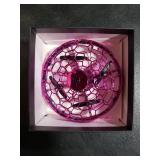 Hand Operated Flying Toy Drone for Kids, 360° Hands Free Motion Sensors Mini Drone with Cool LED Lights, Easy Indoor Small UFO Toy Flying Ball Drone for 6 7 8 9 10+ Year Old Boys and Girls (Pink)