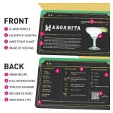 Cocktail Cards: 100 Cocktail Recipes to Master Cocktails in Bartender Flashcard Form with Step by Step Cocktail Instructions and Video Instructions
