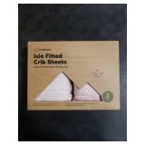 KeaBabies 2-Pack Baby Crib Sheets for Boys, Girls - 52x28 Viscose Derived from Bamboo Toddler Bed Sheets Neutral, Fitted Crib Mattress Cover for Standard Baby Bedding, Soft & Cozy (Cameo)