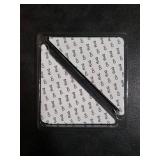 Rabenda 12 Pcs Rug Tape, Non Slip Rug Pads Grippers for Hardwood Floors and Tiles, Reusable Carpet Tape for Area Rugs, Double-Sided Adhesive Rug Stickers Keep Corners Flat (Black)