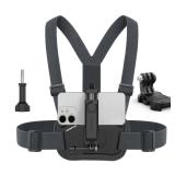 Sametop Phone Chest Mount Harness Holder Mobile Phone Strap Clip Compatible with iPhone Samsung GoPro 13/12/11/10/9/8 DJI Osmo and Most Cell Phones Action Cameras POV/VLOG