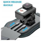 Sametop Phone Chest Mount Harness Holder Mobile Phone Strap Clip Compatible with iPhone Samsung GoPro 13/12/11/10/9/8 DJI Osmo and Most Cell Phones Action Cameras POV/VLOG