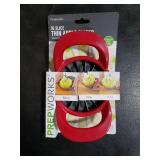 PrepWorks Dishwasher Safe Apple Slicer and Corer 16-Slice Thin Apple Cutter with Safety Cover