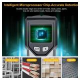 Stud Finder Wall Scanner - 5 in 1 Stud Finder Tool w/Intelligent Microprocessor Chip and HD LCD Display, Stud Detector Beam Finders for the Center and Edge of Wood AC Wire Metal Studs Joist Pipe