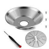 Juicer Mesh Filter Basket Compatible with Breville Juicer Models JE98XL,JE95XL,BJE200XL,BJE430SIL,JE900, BJE510XL, BJE530BSS,With Blade, Mesh Strainer Bowl,Screws & Wrench DIY to Replace No Base