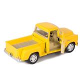 KiNSMART 1955 Chevrolet Stepside Pickup Truck 5 Inch 1:32 Scale Die Cast Metal Little Truck (Yellow)