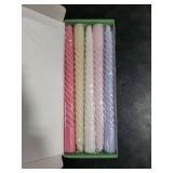 10 Inch Multi-Colored Taper Candle Set, 10 Pack Unscented Dripless Candlesticks for Family Dinner Parties Home Decoration Picnic