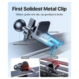 andobil 2026 Upgraded Car Phone Holder Mount, Military-Grade Phone Holders for Your Car Vent Ultra-Stable Metal Clip Universal 360° Cell Phone Car Mount for iPhone 17 Pro Max 16/15/14/13/12/ Samsung
