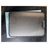 Titanium Cutting Board for Kitchen, Cutting Board Double Sided Food Grade, Pure Titanium/PP, Easy to Clean Large