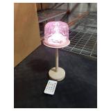 Funlenry Spa-Like Shower Lamp - Waterproof Bathroom Lamp with 16 Color Ocean Wave Projector, Rechargeable Shower Light with Touch & Remote Control, Cordless Light for Inside Shower/Bathtub