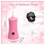 Kusamue Balloon Pump Electric Air Pump for Long Balloon Inflator Blower Machine for Birthday Party Celebration Balloons Decorations for Twisty Animal Balloons(Pink)