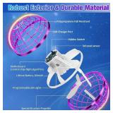 PRO STASH 2025 Upgraded Flying Orb Ball - Hover Drone Boomerang Ball for Kids & Adults, Fun Indoor/Outdoor Flying Experience for Gifts,Christmas Surprises for Boys and Girls (Pink)