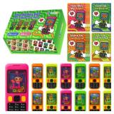 Gocozer 24 Packs Water Ring Games Handheld with Valentine Cards for Kids Birthday Classroom Prize Box Rewards Bulk Party Favors Goodie Bags Preschool Valentine Gifts