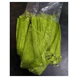 NIUBIER Fruit Protection Bags, 7.5x11.5 Inches Green Fruit Nets for Fruit Tree, Drawstring Mesh Cover Bags to Protect Vegetables Tomato Strawberry Garden