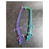 2PCS 12 3D Printed Dragon, 3D Animals, 3D Fidget Toy, Autism Toys, 3D Dragon, 3D Printing Dragon for Home Office Decor Executive Desk Toys