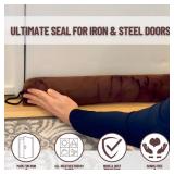 Evelots Magnetic Metal Door Draft Stopper -Extra Strong Magnets for Steel Doors-Cold Air, Dust & Noise Blocker-Stays in Place-No Need to Bend Down-36 Inch