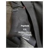 Wireless Pushup Bra for Women Comfortable Bras Full Support Comfy Seamless Bralettes No Underwire Tshirt Bra Deep V Black XXL