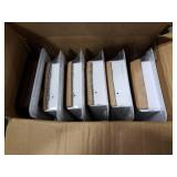 CASAJOY 6 Pack Floor Vents Floor Registers 4x10 inch,Heavy Duty Metal Floor Air Vent Covers for Home Floor Sidewall, Rust Proof Finish Registers Grilles & Vents(White)