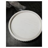 HPC Decor 12Inch Beaded Lazy Susan- Wooden Lazy Susan Organizer for Farmhouse Table Decor, Round Turntable for Table Cabinet,Countertop- Kitchen Turntable 360 Degrees Rotating Table Spinning Tray.