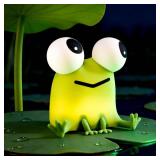 DAMELYN Frog Night Light for Kids, Dimmable Silicone Night Light for Nursery,Frog Lamp Suitable for Boys and Girls Room Decor
