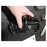 Power Strip Tower with Multiple Outlets, Flat Plug Surge Protector Tower Extension Cord with 12 AC Outlets 4 USB Ports (2 USB C), 6FT Cord Power Tower Surge Protector for Home Office Dorm Room, Black