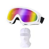 LJDJ Cycling Sports Goggles Motocross Riding Hiking Protective with Balaclava Cycling Mask UV Protector Scarf, Summer Cooling Neck Gaiter for Men Women